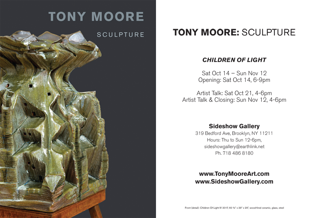Tony Moore Solo exhibition in Brooklyn, NY