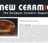 Tony Moore article in New Ceramics, 2016